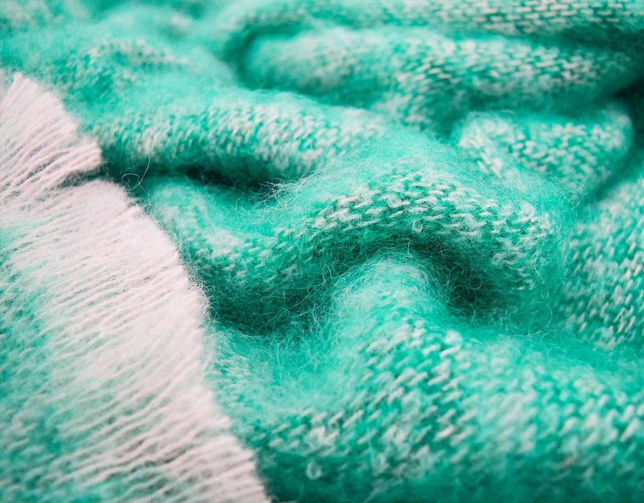 Bottle Mooneen Mohair Throw Blanket - Cushendale Woollen Mills