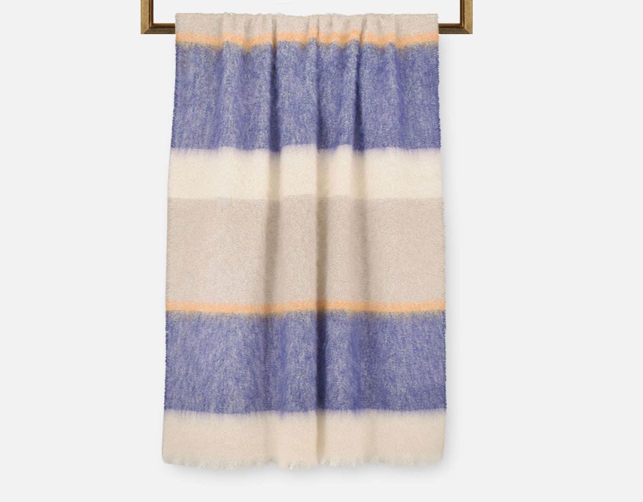 Gentian Silare Mohair XThrow Blanket - Cushendale Woollen Mills