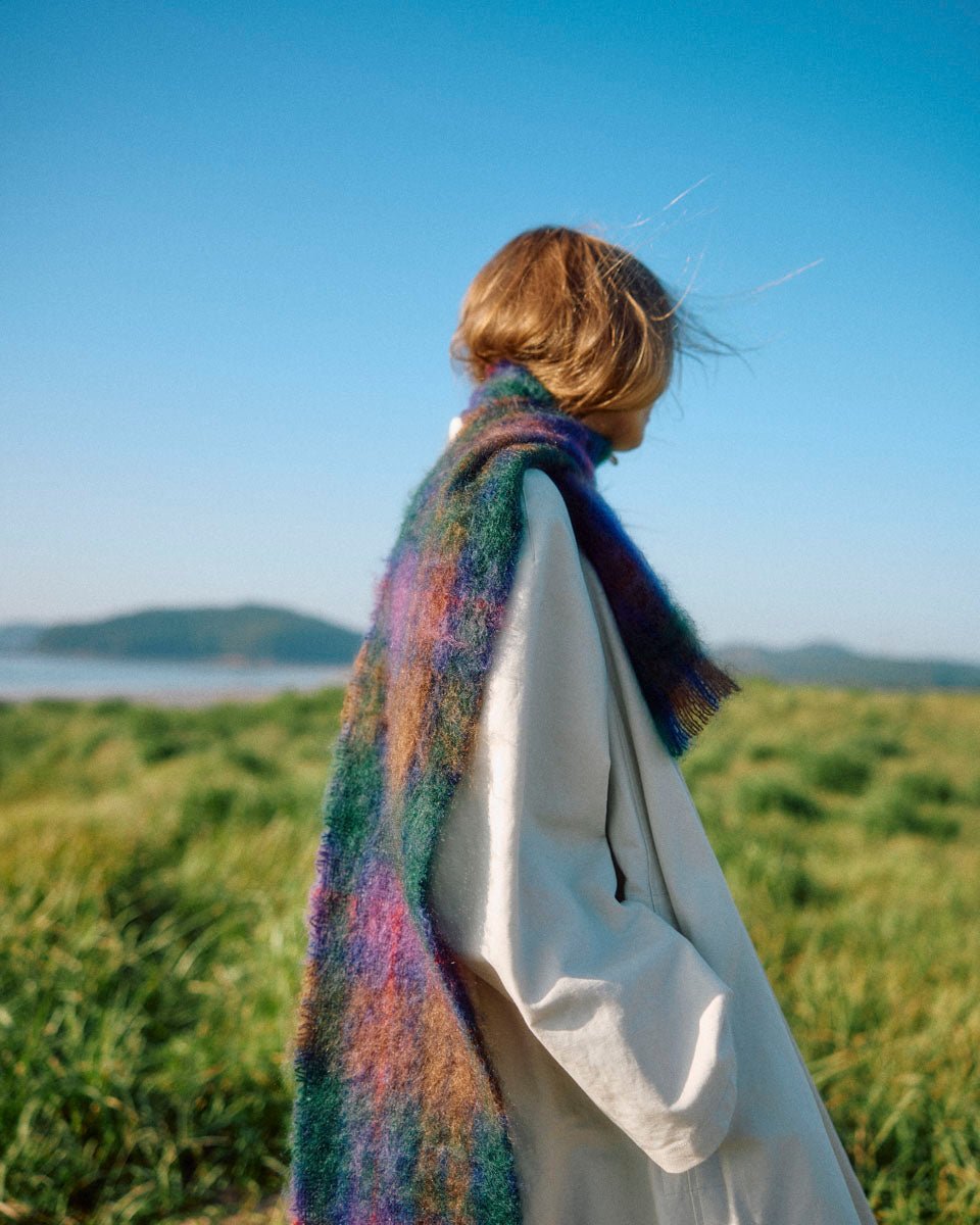 Woodland Drumin Mohair Scarf - Cushendale Woollen Mills