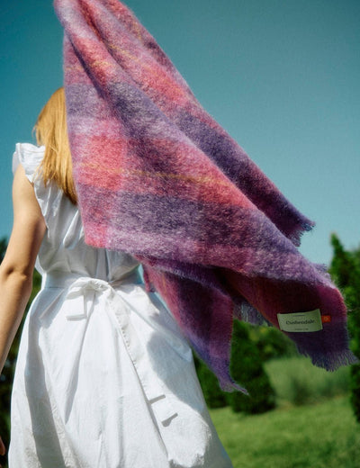 Berry Drumin Mohair Throw Blanket - Cushendale Woollen Mills