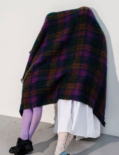 Woodland Drumin Mohair Throw Blanket - Cushendale Woollen Mills