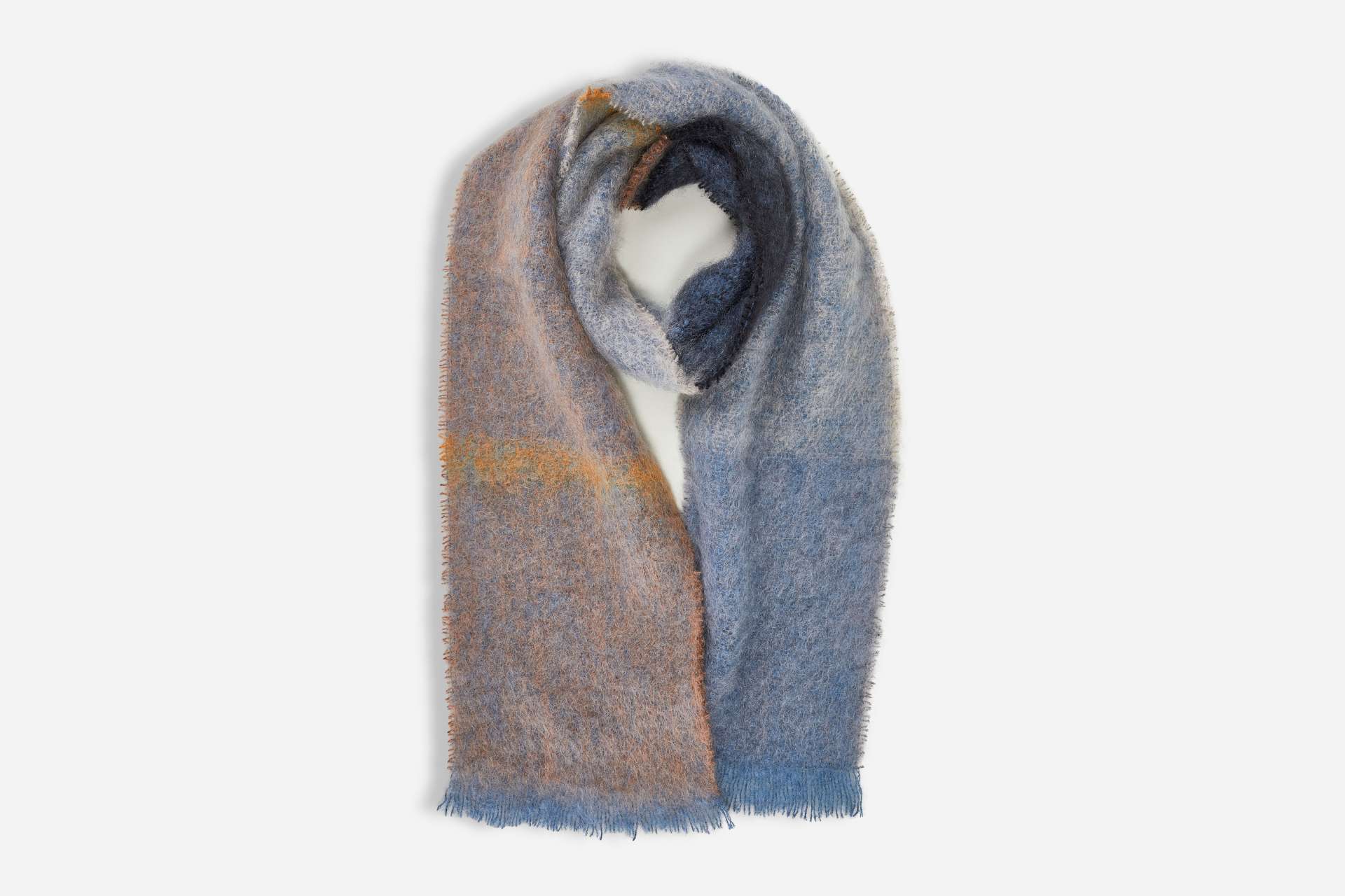 Cocoa Boher Mohair XScarf - Cushendale Woollen Mills