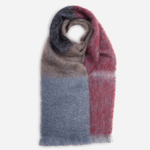 Wine Boher Mohair Scarf - Cushendale Woollen Mills