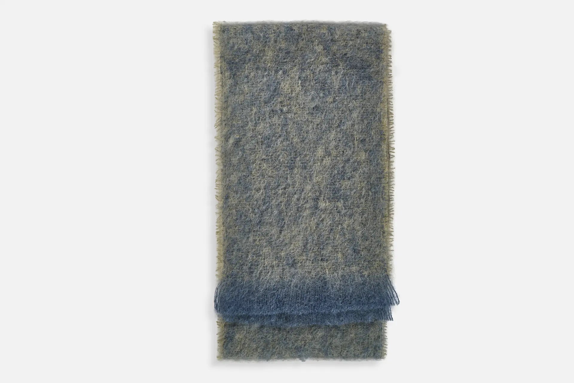 Olive Clash Mohair Scarf - Cushendale Woollen Mills