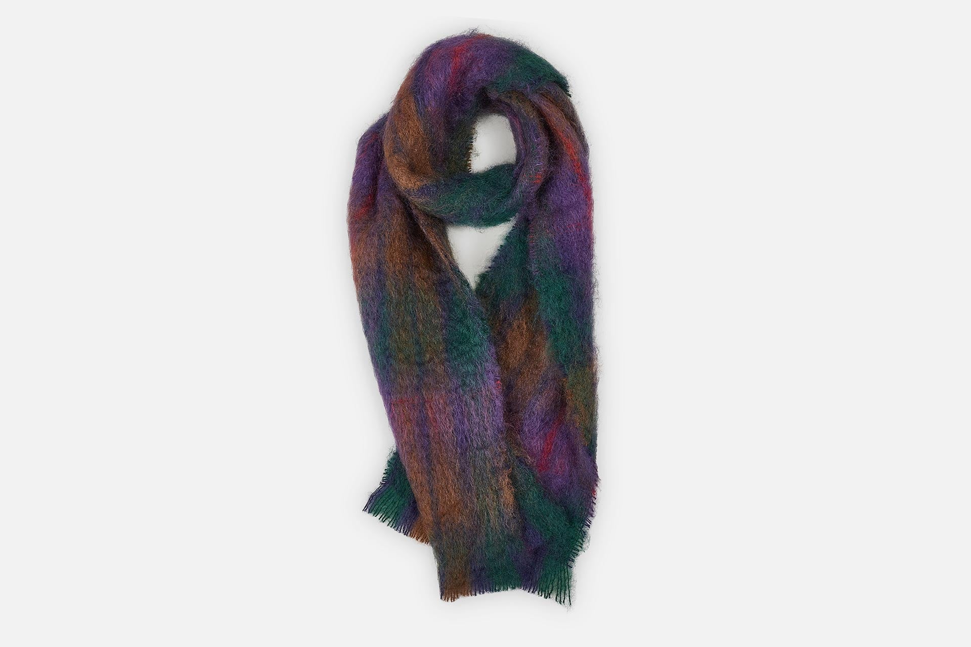 Woodland Drumin Mohair Scarf - Cushendale Woollen Mills