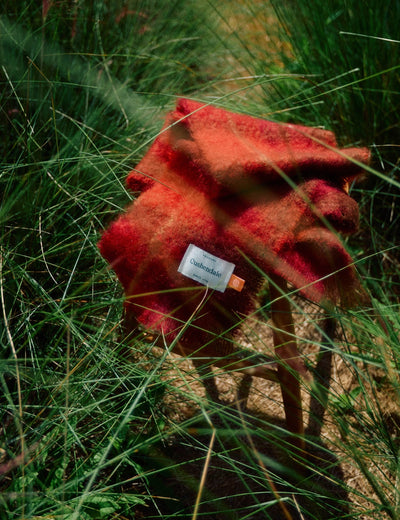 Cranberry Drumin Mohair Scarf - Cushendale Woollen Mills