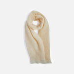 Ivory Mooneen Mohair Scarf - Cushendale Woollen Mills