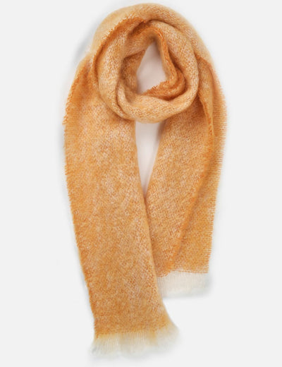 Ochre Mooneen Mohair Scarf - Cushendale Woollen Mills