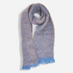 Cocoa Clash Mohair Scarf - Cushendale Woollen Mills