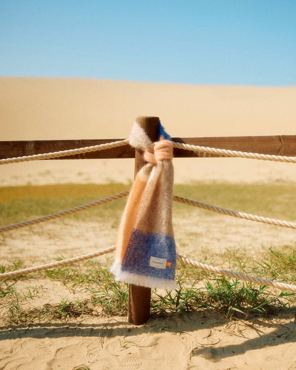 Tangerine Silare Mohair XScarf - Cushendale Woollen Mills