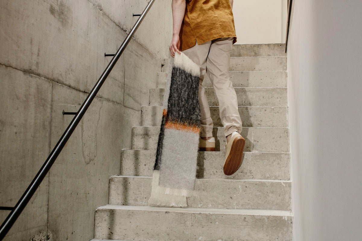 Night Silare Mohair XScarf - Cushendale Woollen Mills