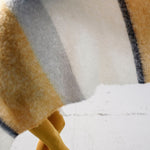 Ochre Silare Mohair XThrow Blanket - Cushendale Woollen Mills