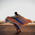 Tangerine Silare Mohair XThrow Blanket - Cushendale Woollen Mills