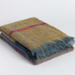 Ochre Boher Mohair XThrow Blanket - Cushendale Woollen Mills