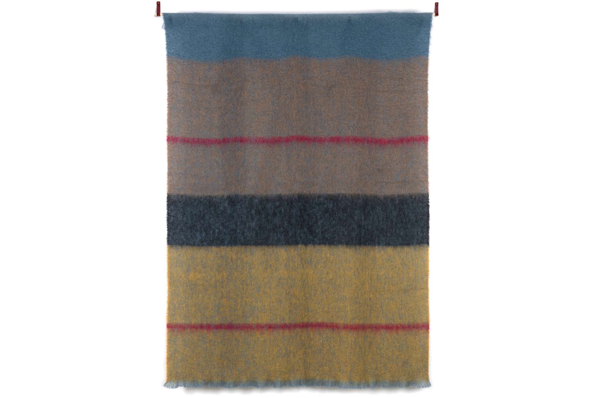 Ochre Boher Mohair XThrow Blanket - Cushendale Woollen Mills