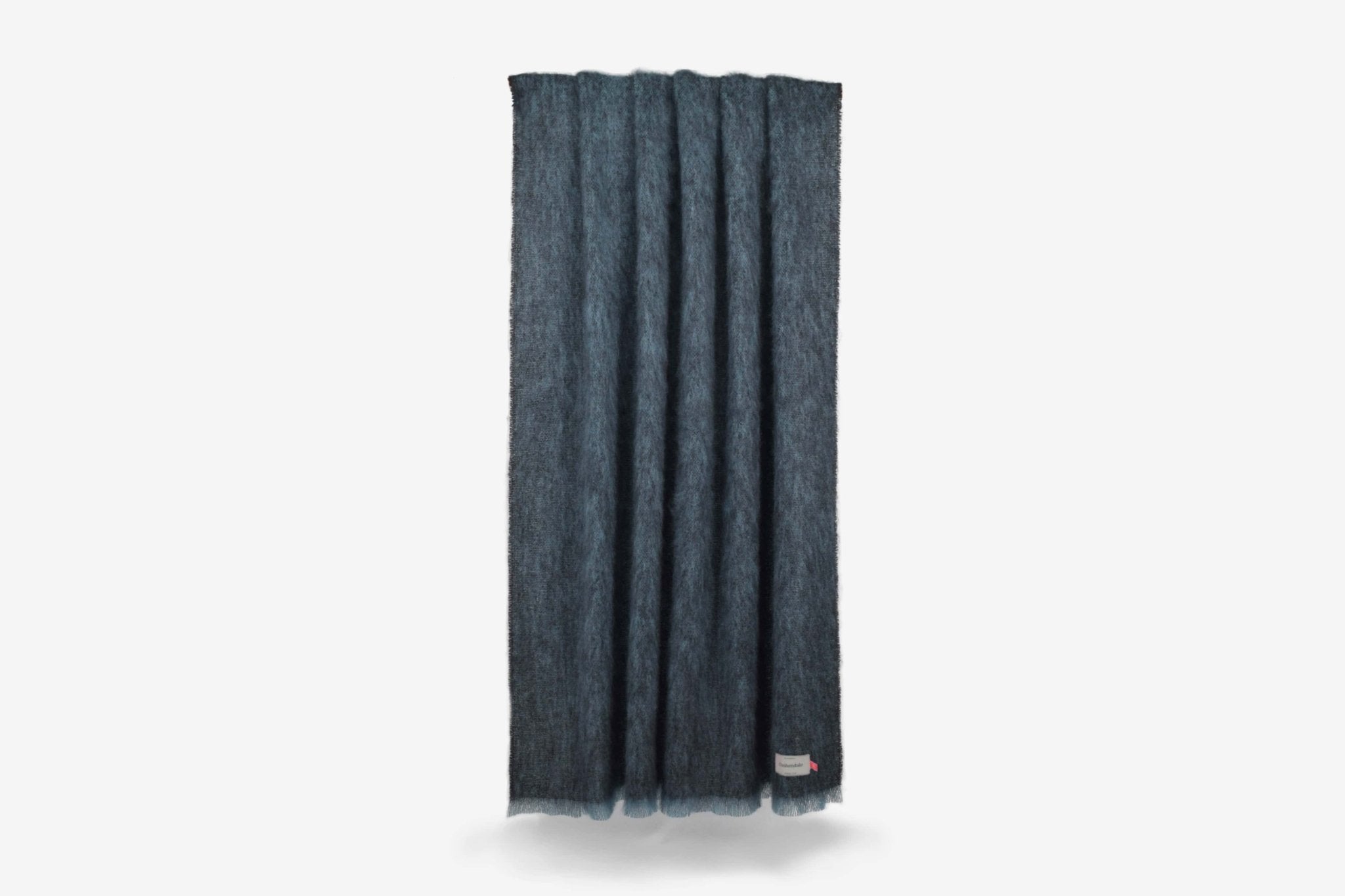 Black Clash Mohair Throw Blanket - Cushendale Woollen Mills
