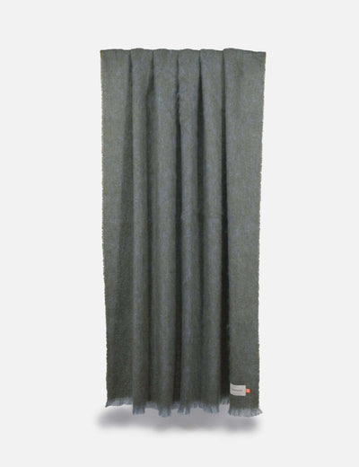 Moss Clash Mohair Throw Blanket - Cushendale Woollen Mills