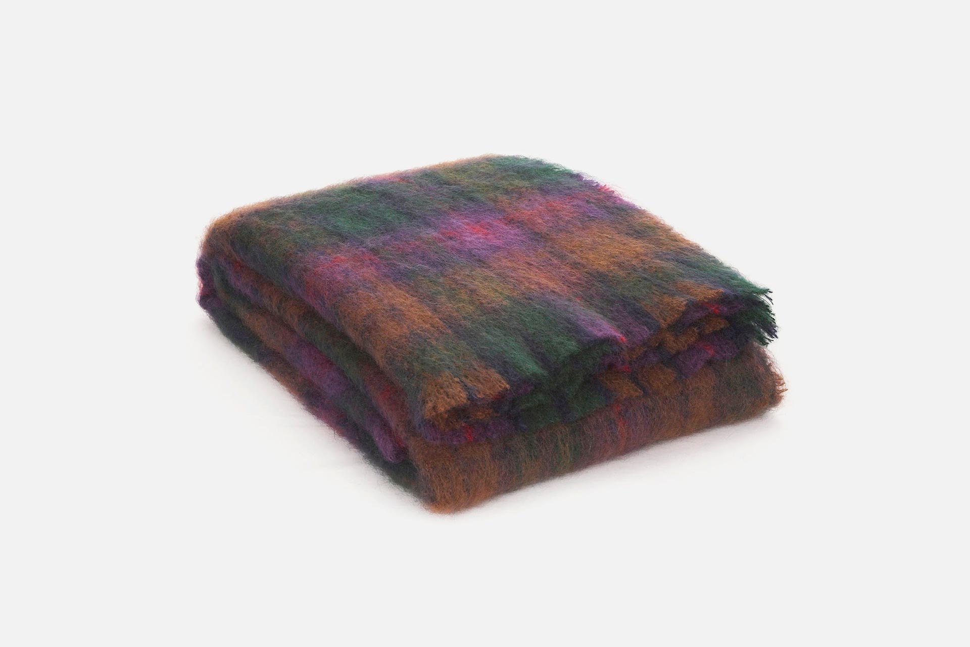 Woodland Drumin Mohair Throw Blanket - Cushendale Woollen Mills