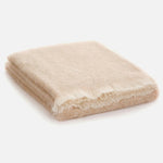 Fawn Mooneen Mohair Throw Blanket - Cushendale Woollen Mills