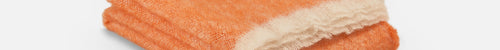 Tangerine Mooneen Mohair Throw Blanket - Cushendale Woollen Mills