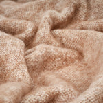 Cocoa Mooneen Mohair Throw Blanket - Cushendale Woollen Mills