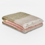 Olive Silare Mohair XThrow Blanket - Cushendale Woollen Mills