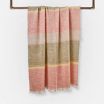 Olive Silare Mohair XThrow Blanket - Cushendale Woollen Mills