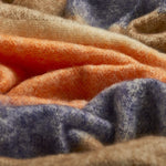 Tangerine Silare Mohair XThrow Blanket - Cushendale Woollen Mills