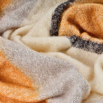 Ochre Silare Mohair XThrow Blanket - Cushendale Woollen Mills