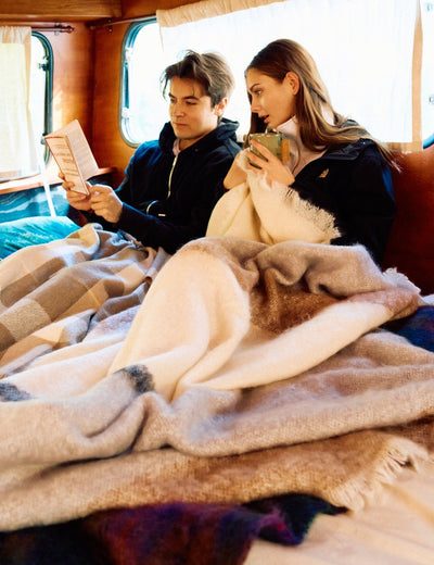 Owl Silare Mohair XThrow Blanket - Cushendale Woollen Mills