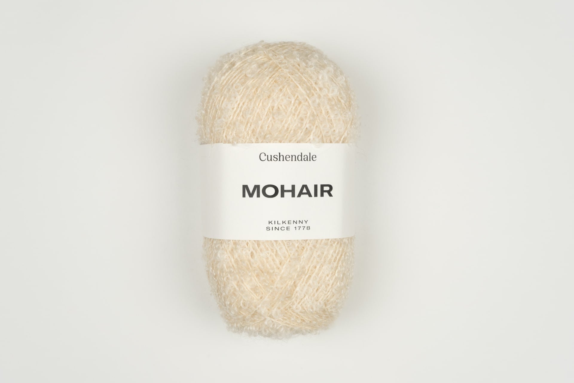 Ivory Mohair Yarn - Cushendale Woollen Mills
