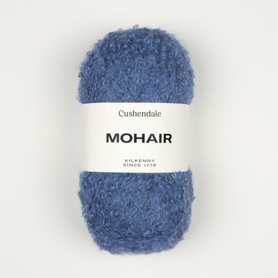 Indigo Mohair Yarn - Cushendale Woollen Mills