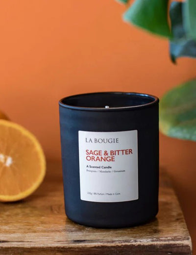 Sage & Bitter Orange Candle - Cushendale Woollen Mills