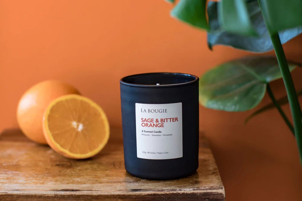 Sage & Bitter Orange Candle - Cushendale Woollen Mills