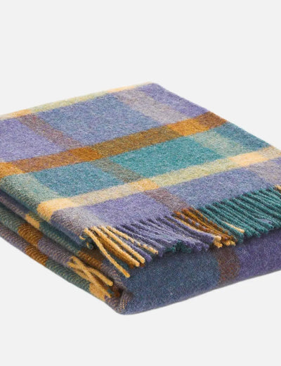 Atlantis Ullard Irish Wool Throw Blanket - Cushendale Woollen Mills