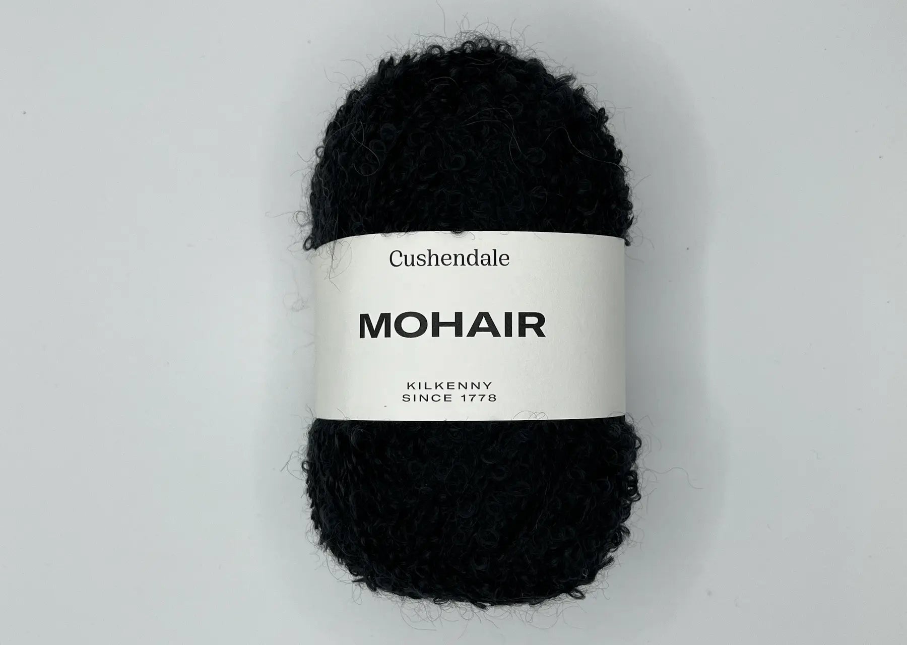 Black Mohair Yarn - Cushendale Woollen Mills