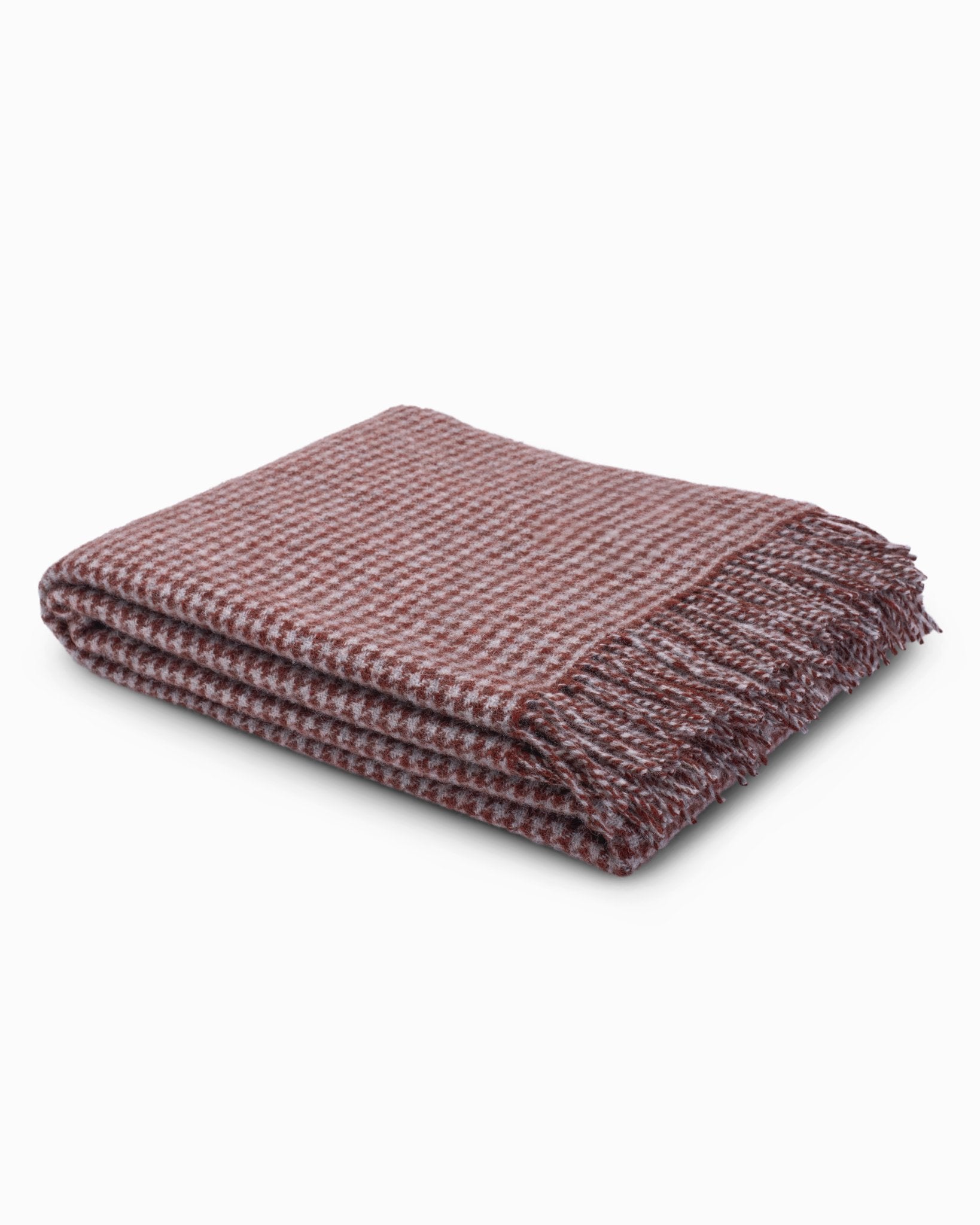 LIMITED EDITION - Cinnamon Irish Wool Throw Blanket - Cushendale Woollen Mills