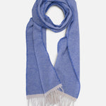 Azure Duiske Merino Lambswool Scarf - Cushendale Woollen Mills