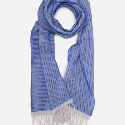 Azure Duiske Merino Lambswool Scarf - Cushendale Woollen Mills