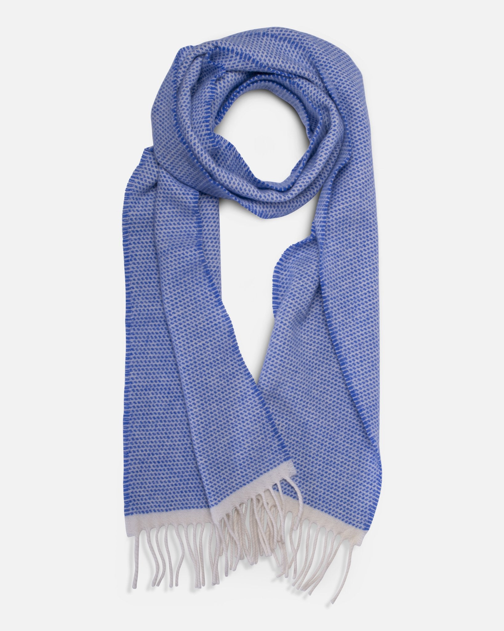 Azure Duiske Merino Lambswool Scarf - Cushendale Woollen Mills