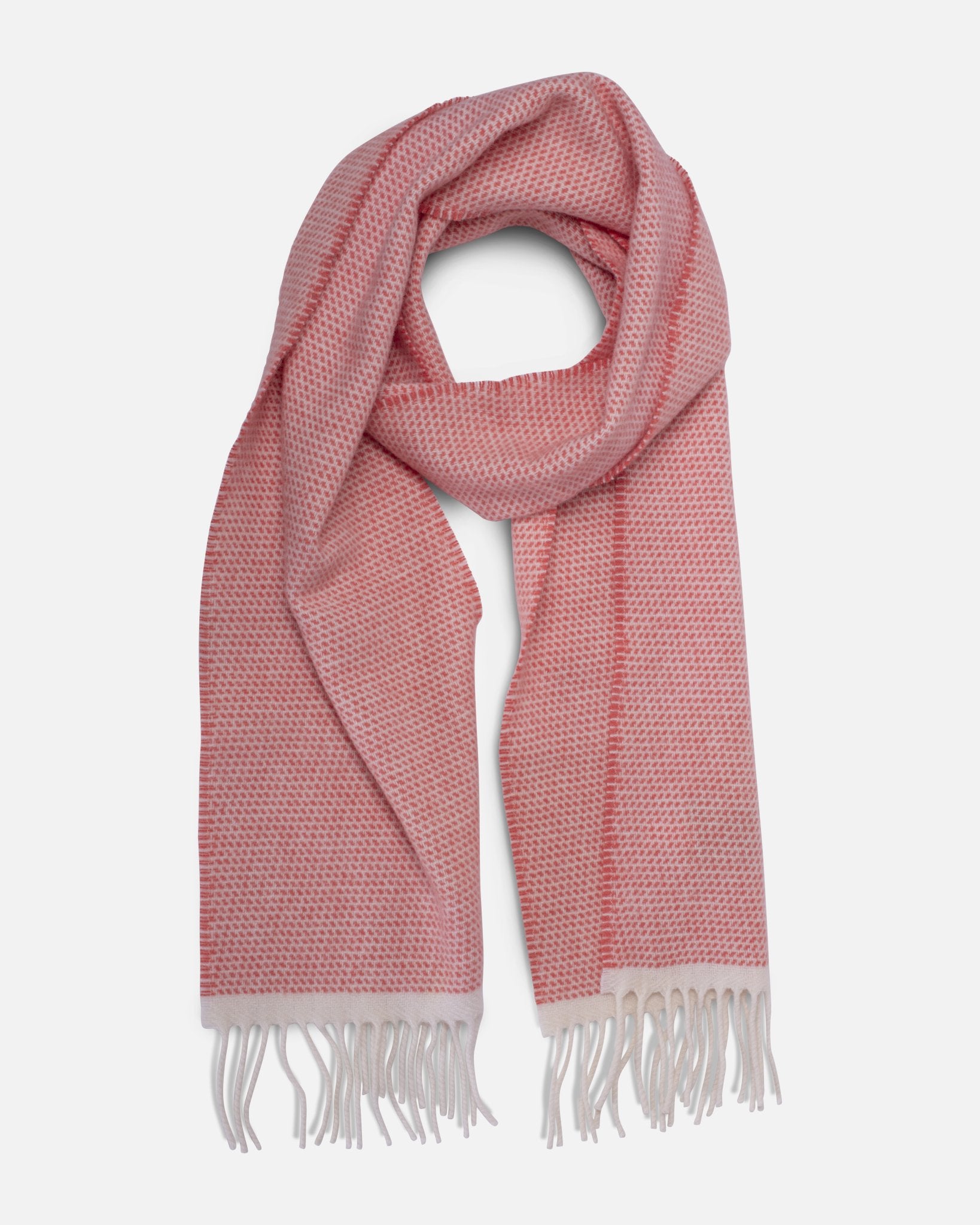Coral Duiske Merino Lambswool Scarf - Cushendale Woollen Mills