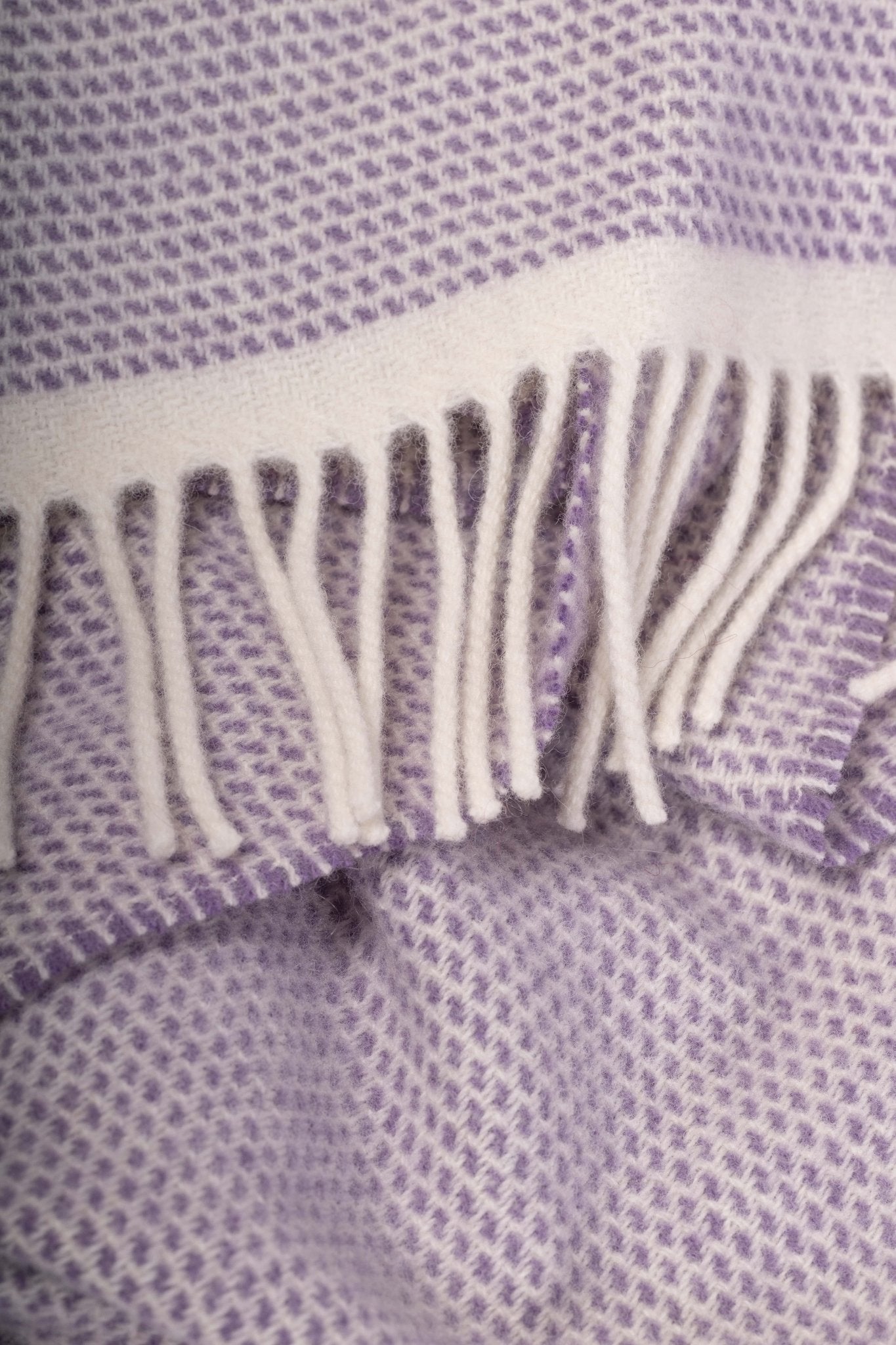 Mauve Duiske Merino Lambswool Scarf - Cushendale Woollen Mills