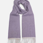 Mauve Duiske Merino Lambswool Scarf - Cushendale Woollen Mills