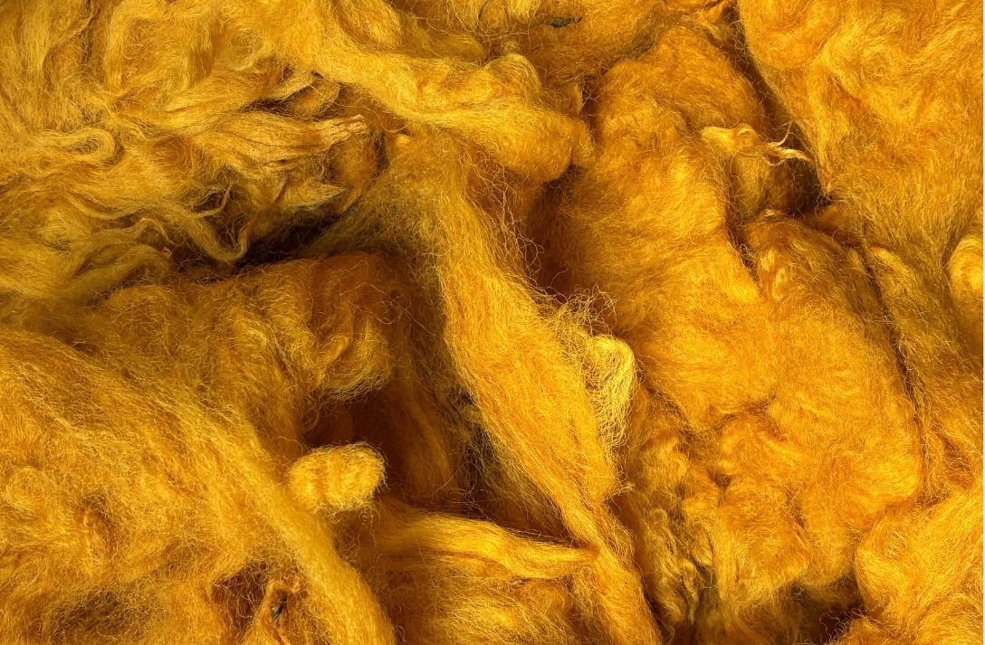 Mustard Irish Wool Fleece - Cushendale Woollen Mills