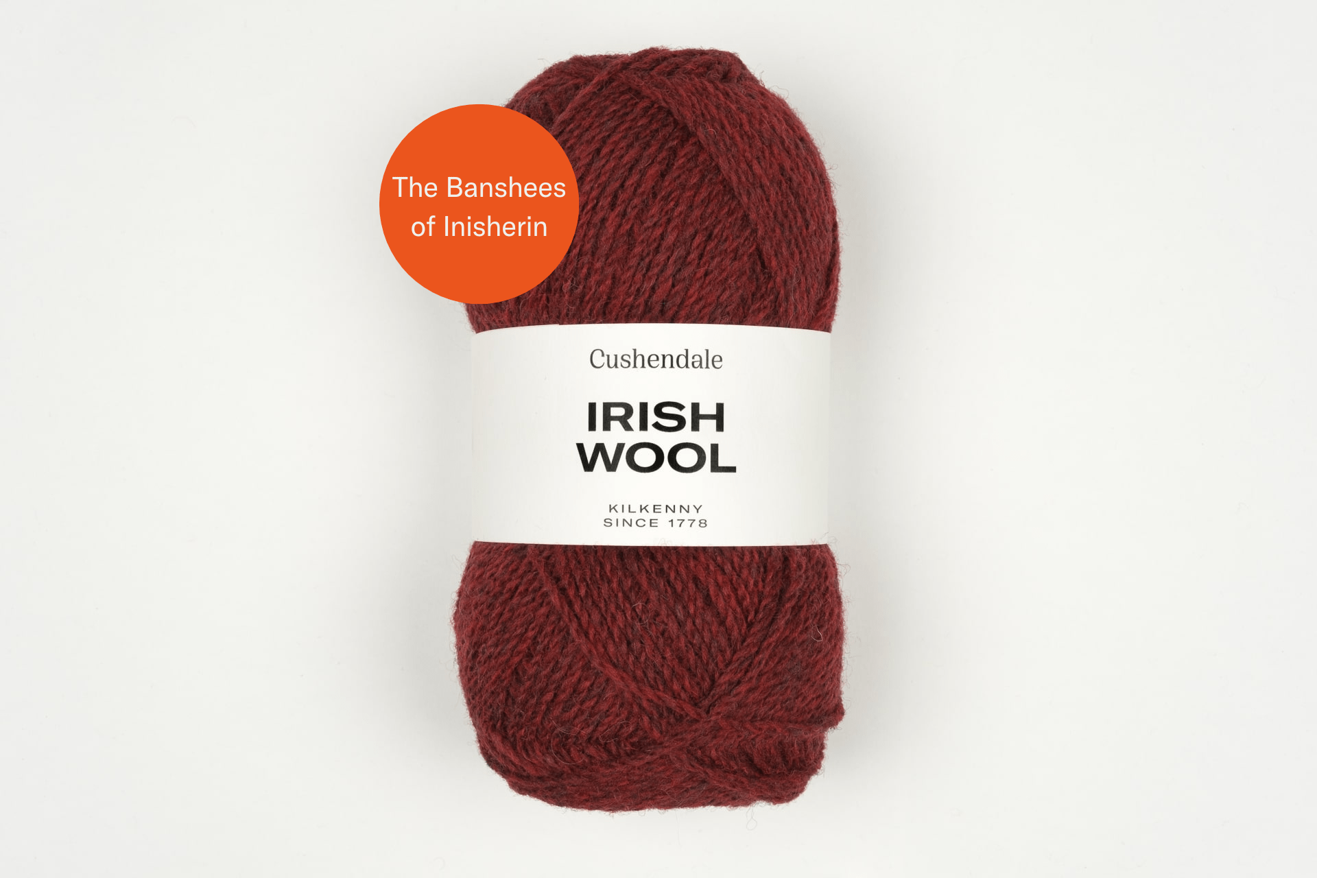 Wine Irish Wool DK Yarn - Cushendale Woollen Mills