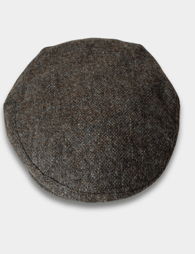 Dark Moss Irish Wool Tweed Cap - Cushendale Woollen Mills