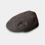 Dark Moss Irish Wool Tweed Cap - Cushendale Woollen Mills