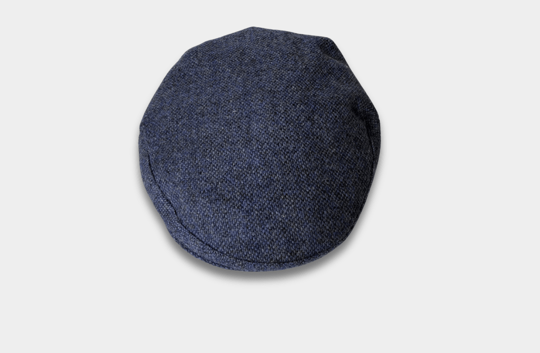 Slate Irish Wool Tweed Cap - Cushendale Woollen Mills
