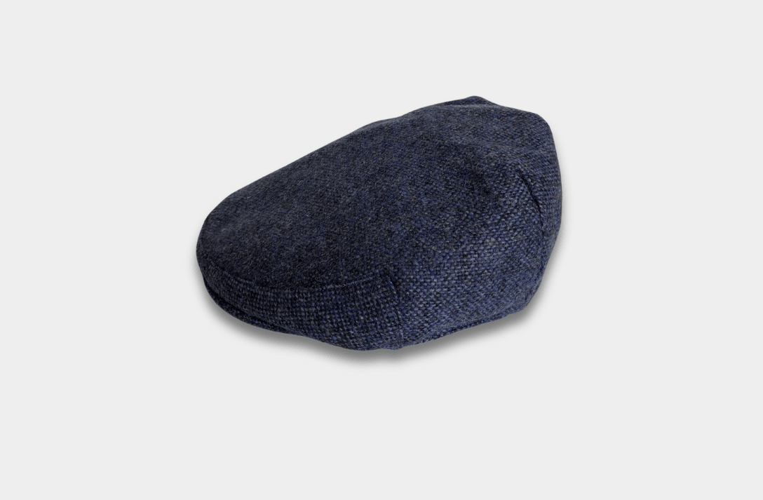 Slate Irish Wool Tweed Cap - Cushendale Woollen Mills