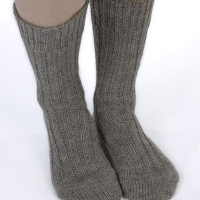 Brown Natural Wool Socks - Cushendale Woollen Mills